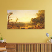 Bij Lake George Canvas Afdruk (Insitu (Woonkamer))