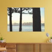 Bij Lake Tahoe Canvas Afdruk (Insitu (Woonkamer))