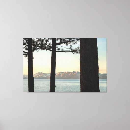 Bij Lake Tahoe Canvas Afdruk (Voorkant)