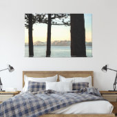 Bij Lake Tahoe Canvas Afdruk (Insitu (Slaapkamer))