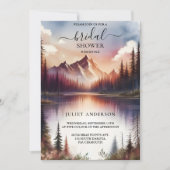 Bij Lakeside Mountain Fun Natuur Lake Vrijgezellen Kaart (Voorkant)