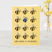 Bij-Lieve in zich! Kaart (Gele Bloem)