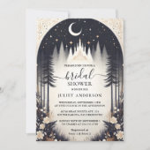 Bij Magical Dream Mystical Stars Moon Vrijgezellen Kaart (Voorkant)