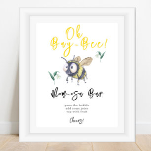 Bij - mama-osa bar poster