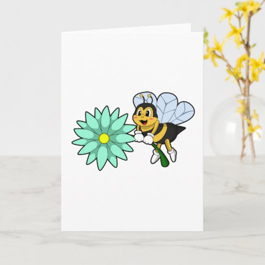 Bij met bloem.PNG Kaart (Gele Bloem)