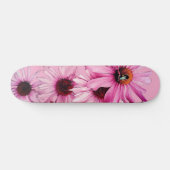 Bij, met roze bloemen persoonlijk skateboard (Horizontaal)