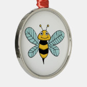 Bij Metalen Ornament (Rechts)