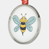 Bij Metalen Ornament (Links)