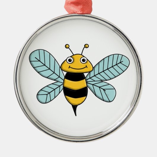 Bij Metalen Ornament (Voorkant)
