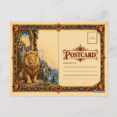 Bij, Middeleeuwse Bestiarium Kunst Briefkaart (Achterkant)