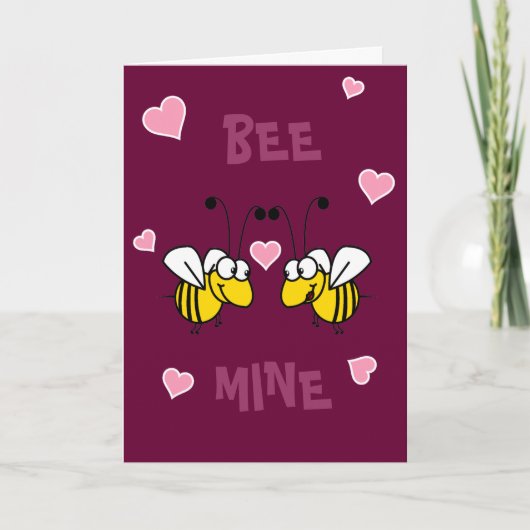 Bij Mij Valentijnkaart Kaart (Voorkant)