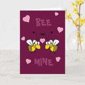 Bij Mij Valentijnkaart Kaart (Gele Bloem)