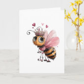 Bij mij, Valentijnkaart Kaart (Gele Bloem)