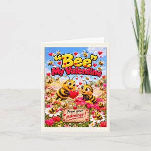 Bij mij valentijnkaart kaart