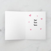 Bij mij Valentijnskaart Kaart (Binnen)