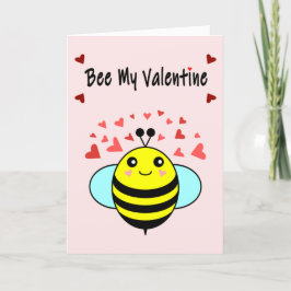 Bij mijn Valentijn - Mooie Bij Valentijnsdag Feestdagen Kaart