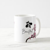 bij mooi koffiemok (Voorkant rechts)