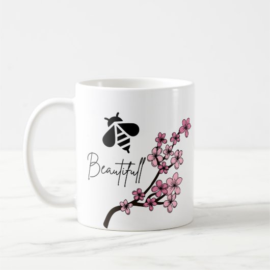 bij mooi koffiemok (Links)