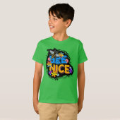 BIJ MOOIE BLOEMENKLEURIGE BLOEMEN T-SHIRT (Voorkant volledig)