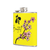 bij mooie fles heupfles (Links)
