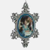 Bij Mouquins Restaurant NY - William Glackens Tin Sneeuwvlok Ornament (Links)