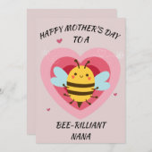 Bij-na-ona Feestdagenkaart (Voorkant / Achterkant)