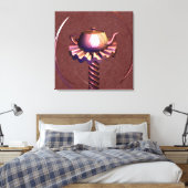 Bij Nader Inzien Canvas Afdruk (Insitu (Slaapkamer))
