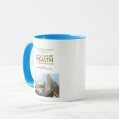 Bij nastreven van rijkdom mok (Voorkant links)