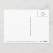 Bij New Circus Papa Chrysanthemum Toulouse-Lautrec Briefkaart (Achterkant)