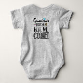 Bij oma is het antwoord altijd ja romper (Achterkant)