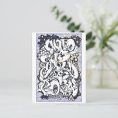 Bij ons is een kind geboren briefkaart (Staand voorkant)