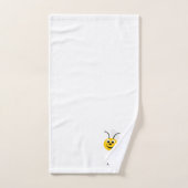 Bij-ontwerp met monogram bad handdoek (Handdoek)