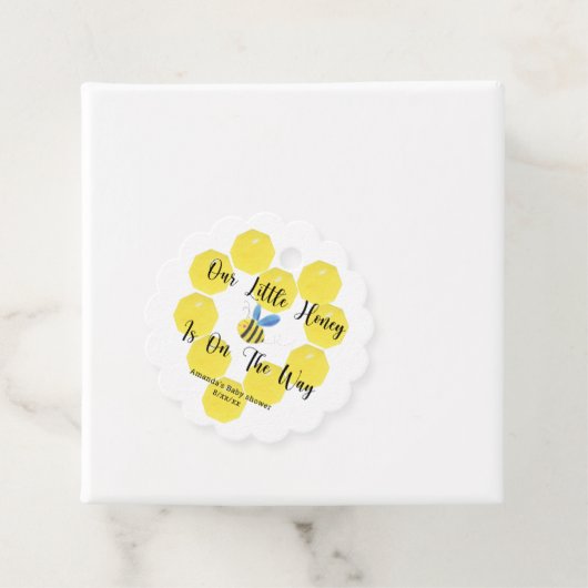 Bij. Onze kleine honing onderweg Bedankjes Labels (In situ)
