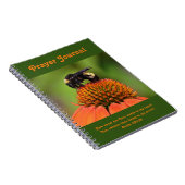 Bij op Bloem Gebeds Schriftuur Journaal Notitieboek (Rechterzijde)