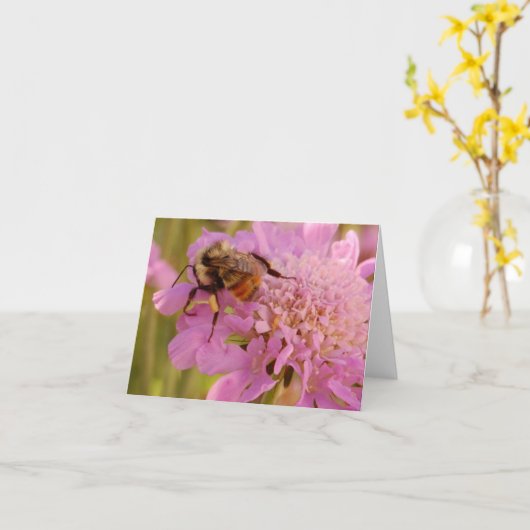 Bij op Bloem Kaart (Gele Bloem)