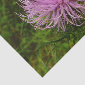 Bij op Distelbloem Natuur Tissuepapier (Detail)