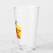 Bij Op Een Bloem Drinkglas Glas (Links)