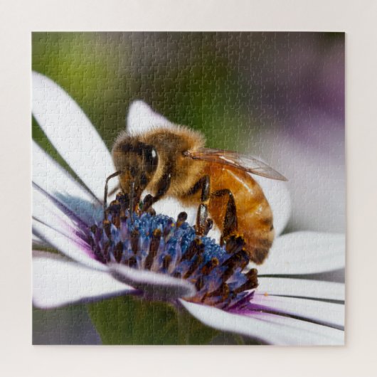 Bij op een Bloem Legpuzzel (Verticaal)