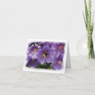 Bij op het Lege Wenskaart van de Bloem Kaart