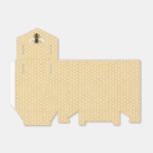  bij op honingraat bedankdoosjes (Uitgevouwen)