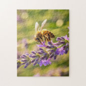 Bij op Lavendel Legpuzzel (Verticaal)