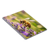 Bij op Lavendel Notitieboek (Rechterzijde)