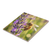 Bij op Lavendel Tegeltje (Zijkant)
