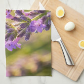 Bij op Lavendel Theedoek (Quarter Fold)