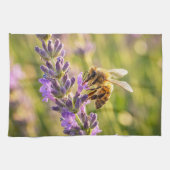 Bij op Lavendel Theedoek (Horizontaal)