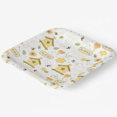 Bij Papieren Bordje (Gebogen)