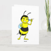 Bij pijltjes met pijl kaart (Achterkant)