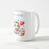 Bij Piloot Verjaardag Koffiemok (Voorkant rechts)
