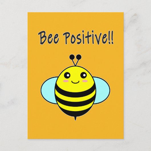 Bij Positief!! Briefkaart (Voorkant)