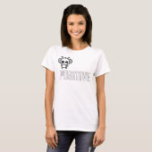 Bij Positief :) T-shirt (Voorkant volledig)